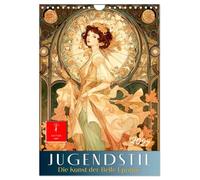 Jugendstil - Die Kunst der Belle Époque (Wandkalender 2027 DIN A4 hoch), CALVENDO Monatskalender: Ein Hauch von Jahrhundertwende.