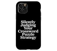 Juger en Silence Votre Équipe De Stratégie De Mots Croisés Coque pour iPhone 11 Pro