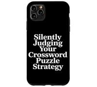 Juger en Silence Votre Équipe De Stratégie De Mots Croisés Coque pour iPhone 11 Pro Max