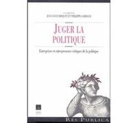 Juger la politique Pur (Auteur)
