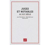 Juges et notables au XIXe siècle
