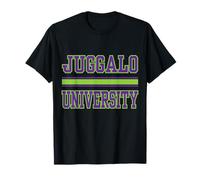 Juggalo University Violet et Citron Vert - Motif rayé (SJU) T-Shirt