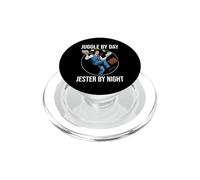 Juggle by Day Jester by Night Cute Coworker Office Jggler PopSockets PopGrip pour MagSafe