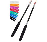 Juggle Dream Diabolo Jonglage Baguettes Superglass Solides et Légères en Fibre de Verre, Conçu pour Les Grinds et Les Communiqués de Bâton (Noir)