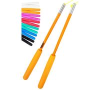 Juggle Dream Diabolo Jonglage Baguettes Superglass Solides et Légères en Fibre de Verre, Conçu pour Les Grinds et Les Communiqués de Bâton (Orange)