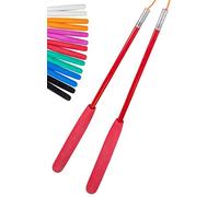 Juggle Dream Diabolo Jonglage Baguettes Superglass Solides et Légères en Fibre de Verre, Conçu pour Les Grinds et Les Communiqués de Bâton (Rouge)