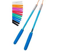 Juggle Dream Diabolo Jonglage Baguettes Superglass Solides et Légères en Fibre de Verre, Conçu pour Les Grinds et Les Communiqués de Bâton (Bleu)