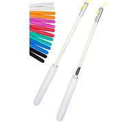 Juggle Dream Diabolo Jonglage Baguettes Superglass Solides et Légères en Fibre de Verre, Conçu pour Les Grinds et Les Communiqués de Bâton (Blanc)