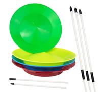 Juggle Dream Kit 4 Assiettes Chinoises et 4 Bâtons Divisibles - Plat de Jonglage Chinois - Jouets de Cirque et de Jonglage