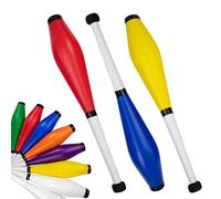 Juggle Dream Trainer Street Clubs de Jonglage Lot de 3 Trainer Massues - Ensemble de Jonglage pour Débutants et Jongleurs Avancés (Rouge, Bleu, Jaune)