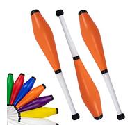 Juggle Dream Trainer Street Clubs de Jonglage Lot de 3 Trainer Massues - Ensemble de Jonglage pour Débutants et Jongleurs Avancés (Orange)