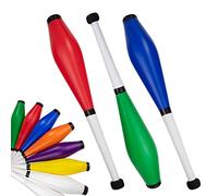 Juggle Dream Trainer Street Clubs de Jonglage Lot de 3 Trainer Massues - Ensemble de Jonglage pour Débutants et Jongleurs Avancés (Vert, Rouge, Bleu)