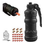 Juguete Antiestres Adultos Pistola Metal 20 Bala Suave,Juguete Antiestrés Múltiples Modos De Juego Soft Bullet Guns Toy Con Mini Disco De Acero, Para Coleccionar/Regalar (Black)