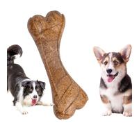Juguete de hueso para perros - Hueso masticable duro de PP de grado alimenticio | Hueso de dentición resistente para perros grandes, medianos y pequeños, hueso estimulante de larga duración para masti