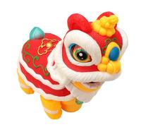 Juguete Musical Del León De La Danza China - Juguete Eléctrico De La Danza Del León | Juguete Animal En Movimiento Con Pilas | León De Juguete Bailando De Dibujos Animados | Suministros Interactivos P