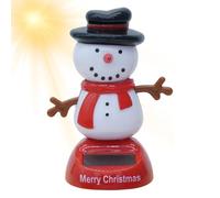 Juguetes De Baile Solares De Navidad - ABS De Solar De Navidad - Figura De Cabeza Temblorosa De Escriorio De Dibujos Animados,Adornos Atractivos De Los Juguetes Del Baile Del Coche, Decora