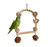 Juguetes De Madera Para Pájaros | Accesorios Para Jaulas Con Percha Para Periquitos | Juguetes De Juego Y Enriquecimiento Para Pinzones, Agapornis, Cacatúas, Periquitos Grises Africanos, Cacatúas Y
