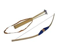 Juguetutto - Grand arc - Flèches Pointe Ventouse - Bleu - Jouet en bois