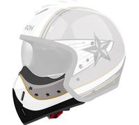 Jugulaire Airoh J 110 Command Blanc Gris Or Pailleté Casque