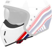 Jugulaire Airoh J 110 EON Blanc Bleu Brillant Rouge