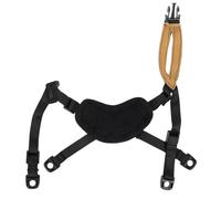 Jugulaire de Casque de Chantier 4 Points Abs Nylon Réglable Noir | Sangle à Mentonnière, Installation Facile, Confort de Port, Usage Extérieur Chantier, pour Travailleur