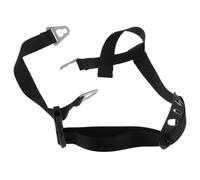 Jugulaire de Casque de Chantier Y, Maintien Sûr pour Ouvriers | Polyester Noir, Coupe en Y avec Double Bande Auriculaire, pour Sites de Construction et Maintenance Électrique