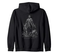 Jugurtha Statue Ancienne du Roi Guerrier numide Sweat à Capuche