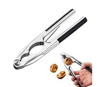 JUGUTA 1 Pièce Casse Noix En Alliage De Zinc, Casse Noix Avec Poignée Antidérapante, Casse Noisette Multifonctionnel, Noir