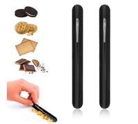 Juguta 2 Pièces Ramasse-miettes de Table en Aluminium, Accessoire de Nettoyage pour Tissus de Table, Pelle à Restes Alimentaires, Grattoir à Miettes de Pain, Rase-Miettes de Table