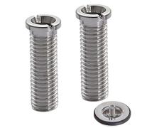 JUGUTA 2 Pièces Vis Creuses Pour Éviers,Vis Creuse M12 X 35 Mm En Acier Inoxydable,Vis Accessoires De Bouchon De Crépine De Panier D'Évier Pour Cuisine,Convient Pour Éviers De Cuisine Et De Bar