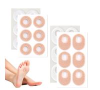 JUGUTA 24 Pièces Pansement Cors Aux Pieds, Pansement Verrue Plantaire, Corn Remover Protecteurs Anti-Friction Réduire Douleur Pied Et Talon Pour Callosités Orteils
