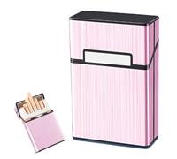 JUGUTA Boîte À Cigarette 1 Pièce, Étui Porte-Cigarettes Rose Or, Longueur 9.4Cm Largeur 6Cm Hauteur 3.1Cm Pour Femmes