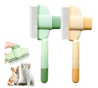 JUGUTA Brosse Chat Anti-Poils Morts, 2 Pièces Brosse Chat Royaume Felin, Smart Brush Chat Peigne, Brosse Pour Chats Brosse Pour Chien, Élimine Jusqu’À 95% Des Poils Morts