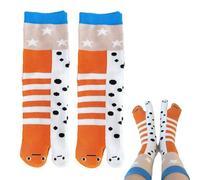 Juguta Chaussettes Rigolote,Chaussettes Asymétriques, Chaussettes Drôles, Idee Cadeau Original, Cadeau Noel, Cadeau Anniversaire, Chaussettes Homme Femme, Chaussettes Fantaisie, Cadeaux Personnalises