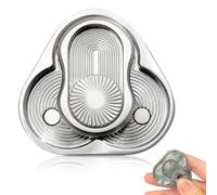 Juguta Fidget Slider, Jouet de Curseur de Fidget, Jouet Anti-Stress Magnétique en Métal, Jouets Anti-Anxiété Push Slider, Soulagement du Stress Magnétique, pour Autisme TDAH, Bureau École Maison