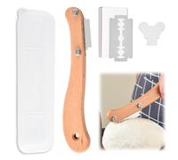 JUGUTA Lame Boulanger, Porte Lame Boulanger, Avec 5 Lames En Acier Inoxydable, Lame Pain Boulanger, Couteau Pâte À Pain, Outil Pour Le Pain, Pour Diy Graver Des Motifs De Pain Cuisine Accessoire