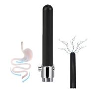 JUGUTA Lavement Douche Anus 1 Pièce Système De Lavement Avec Interrupteur Marche/Arrêt Nettoyeur Portable Kit De Buse 13Cm Long Noir
