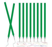 JUGUTA Lot De 10 Mines De Rechange, 10 Vertes, Hauteur : 13 Cm, Compatible Avec Legami Et Autres Marques Qui Utilisent Des Mines Standard De 13 Cm, Pointe D