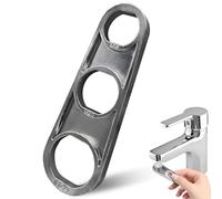 JUGUTA M16/M18/M20/M22/M24/M28 Clé À Barboteuse Pour Robinet,Aérateur Buse Mélangeuse Aérateur,Chromée Clé De Mousseur Robinet M24,Outil Polyvalent Pour L'Ajustement Du Débit D'Eau