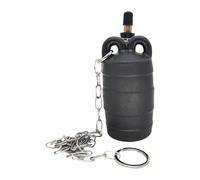 Jugutyeg Bouchon de Tuyau de Soufflage, Bouchon Pneumatique, Bouchon à Bille de Test Portable avec Chaîne et Poignée pour Tuyau D'entretien Des Canalisatio, pour Dn50