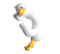 Jugutyeg Figurine D'oie pour Décoration D'ordinateur, Petite Statue D'oie, Mignonne, Facile à Installer sur L'écran de La Voiture Ou Une étagèr, 3,8 cm x 3,4 cm x 5,5 cm