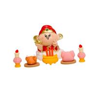 Jugutyeg Figurine Feng Shui Miniature de Collection, Objet de Décoration Original pour Le Nouvel An Chinois, Idéale pour Le Salon, Le Bureau Ou Le Tableau de B, Dieu de la richesse