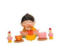 Jugutyeg Figurine Feng Shui Miniature de Collection, Objet de Décoration Original pour Le Nouvel An Chinois, Idéale pour Le Salon, Le Bureau Ou Le Tableau de B, Bouddha