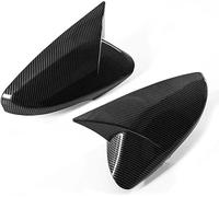 JUHYBFD 1Paire Coques De RéTroviseurs pour Veloster 2012-2017, Vue ArrièRe Porte LatéRale Capuchon RéTroviseur LatéRaux en Abs De Remplacement Design,Carbon Fiber