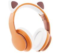 Juice Animaux Casque sans Fil Bluetooth avec Bandeau réglable, Son Clair pour iPhone 17, 16 et 15, tablettes et Ordinateurs Portables - Panda Rouge