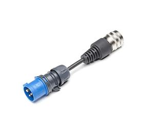 Juice Booster Adaptateur - Prise Industrielle CEE 16A/230V Bleue 3.7kW avec détection Automatique de l'adaptateur