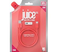 Juice Câble de Charge et de synchronisation USB de Type C pour Samsung Galaxy S20, S10, S9, S8, S20 Plus, Huawei P30, P20, Sony, Apple Ipad 2020, Pro 2020, Air 2020 - Corail