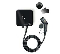 Juice Charger Me Borne de Recharge Voiture Electrique 11kW/22kW, Cable de Recharge Type 2 Compatible avec Tous Les Véhicules Électriques, Facile à Installer, Étanche et Résistant, Activé par RFID