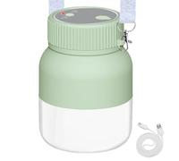 Juice Extractor Machine à jus sans fil et broyeur à glace avec tasse de 800 ml | Machine à jus rechargeable pour fruits et légumes, mixeur portable pour la maison, la gym, les voyages, etc