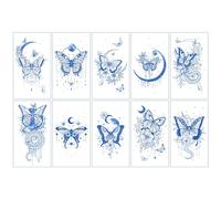 Juice Herbal Tattoo sticker sexy fleur papillon personnalité durable